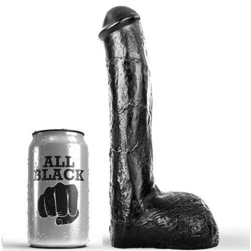 Dildo ALL BLACK PENE REALISTIC ANAL 23 CM