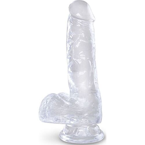 Realistisk dildo KING COCK 13.5 cm med sugebase