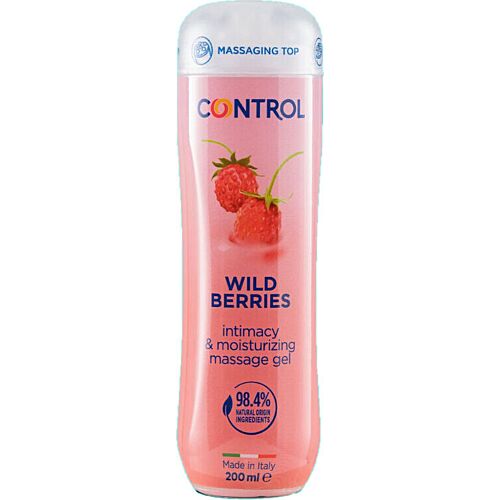 Massasjegel CONTROL Wild Berries 200 ml med bærduft
