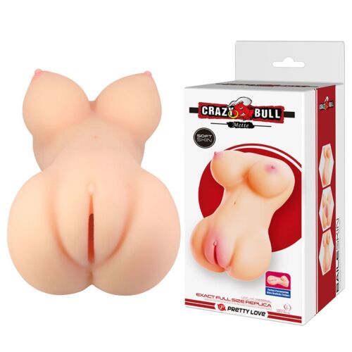 Masturbator CRAZY BULL - Realistisk design med rumpe og vagina