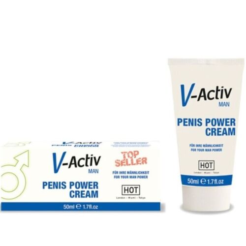 Stimulant for menn HOT V-ACTIV PENIS POWER CREAM 50 ML