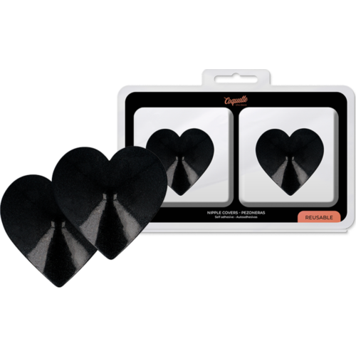 Nippelabdeckninger Coquette Accessories Black Hearts