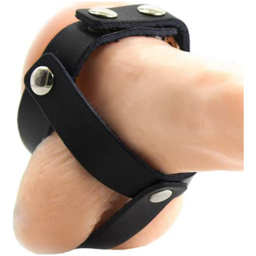 Fetish Penis Straps OHMAMA FETISH Lærbur for testikler