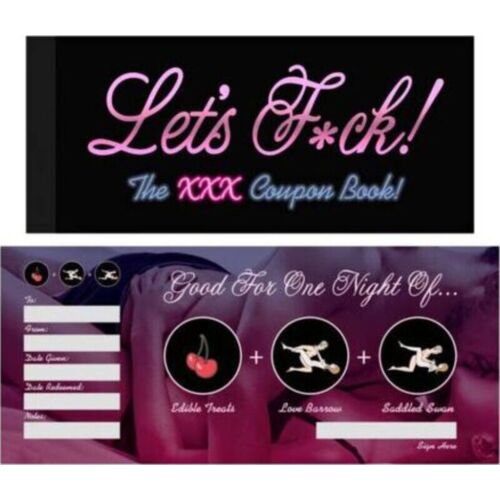 Foreplay KHEPER GAMES Lets F*ck Coupons - 20 erotiske kuponger