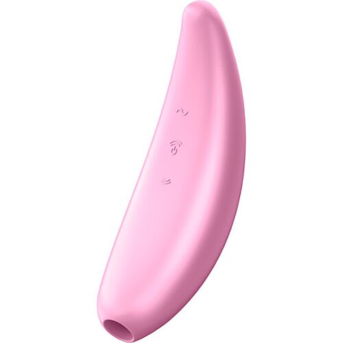 Vibrator Satisfyer Curvy 3+ med klitorisstimulering