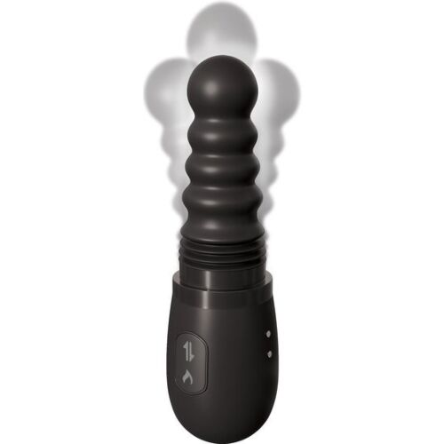 Vibrator Plug Gyrating med varme og vibrasjon