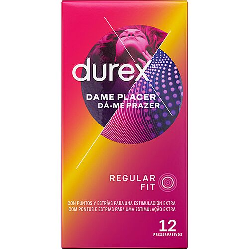 Kondom DUREX DAME PLACER med hevede prikker