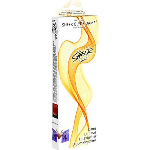 SHEER GLYDE Dams Laminater for Oralsex