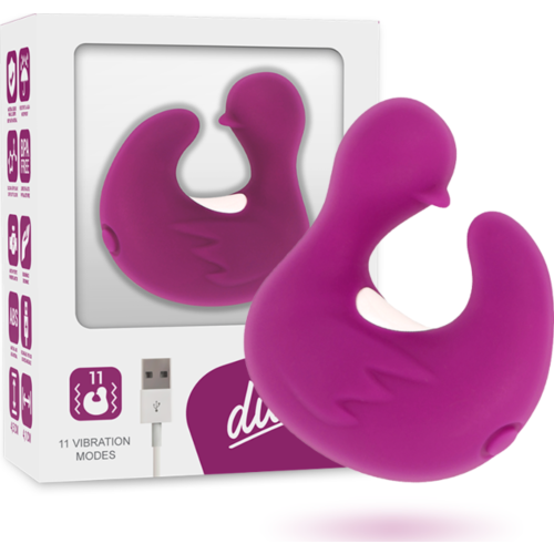 Stimulator COVERME Duckymania med 8 vibrasjonsmoduser