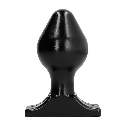 Anal Plug ALL BLACK 16X8 CM med fleksibel design