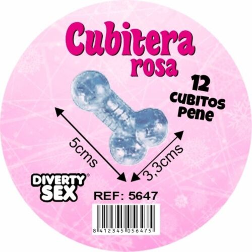 Iskubeform DIABLO PICANTE med 12 peniser