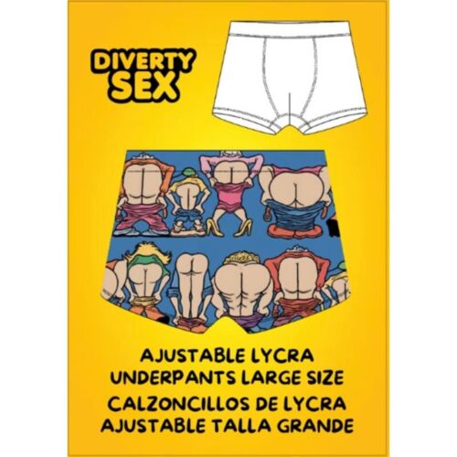 Boxers Diablo Picante Plus Size med morsom rumpeillustrasjon