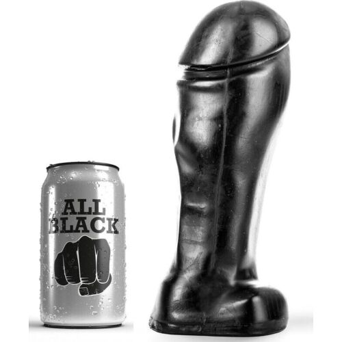 Dildo ALL BLACK 22 CM Broad Toe