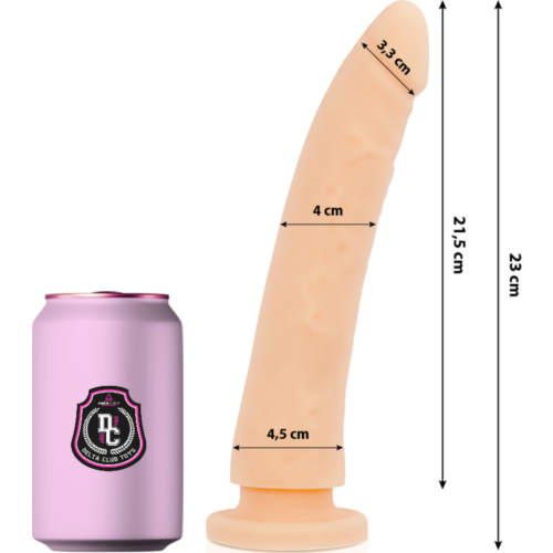 Dildo DELTACLUB 23 cm med medisinsk silikon