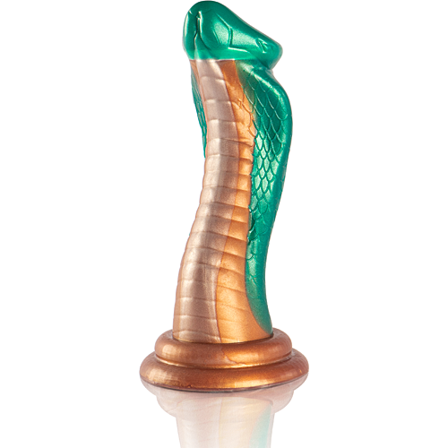 Dildo EPIC Python Cobra Green med fyldig følelse
