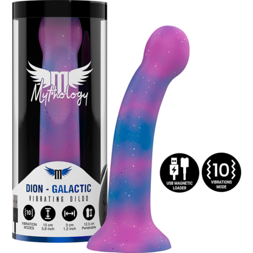 Dildo MYTHOLOGY DION GALACTIC med kraftig vibrasjon