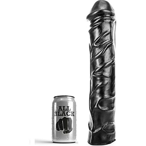 Dildo ALL BLACK Giant Soft Fisting 32 cm