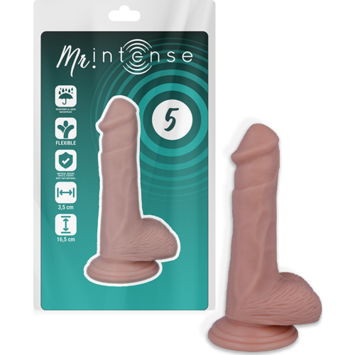 Dildo MR. INTENSE 16,5 cm med sugekopp
