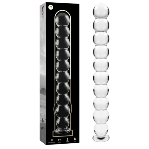 Dildo NEBULA Modell 22 av klart glass