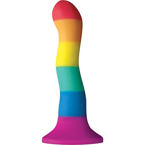 Dildo PRIDE Wave 17 cm med sugekopp