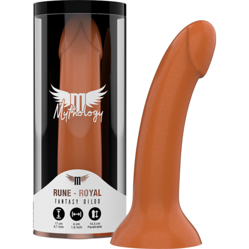 Strapon Dildo MYTHOLOGY RUNE ROYAL M med sugekopp