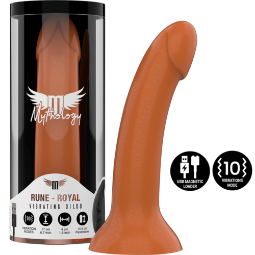 Dildo MYTHOLOGY RUNE ROYAL med kraftig vibrasjon