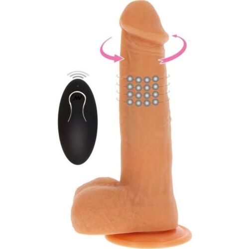 Vibrator Get Real Rotating Beads Dildo