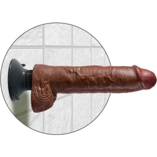 Vibrerende Dildo King Cock 25.5 cm