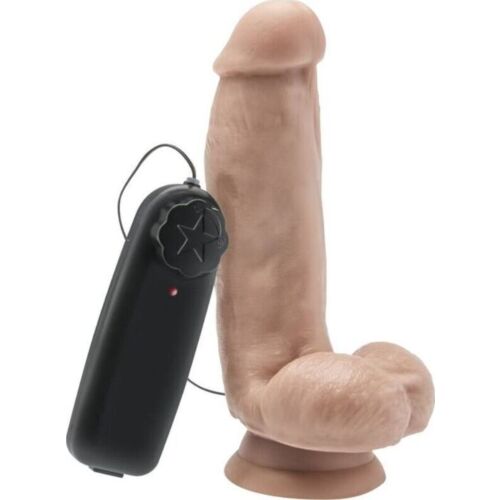 Dildo GET REAL 12 cm med baller