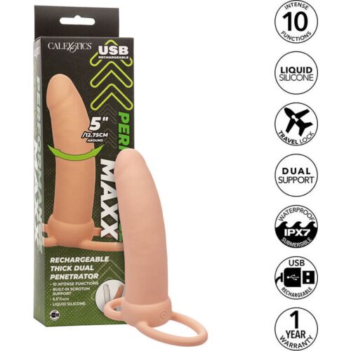 Penisforlenger med sele CALEXOTICS MAXX THICK