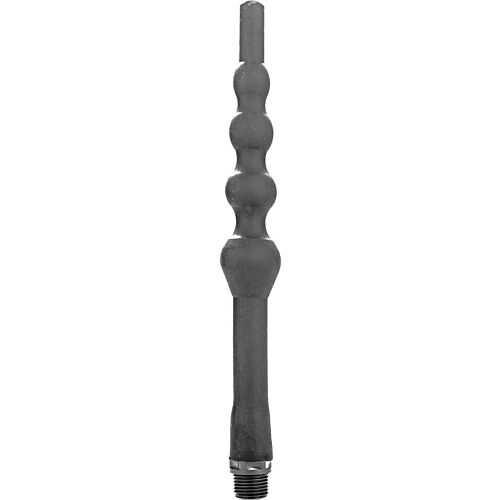 Anal dusj ALL BLACK 27 cm i silikon