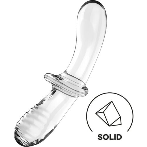 Dildo Satisfyer Crystal Double med to teksturer