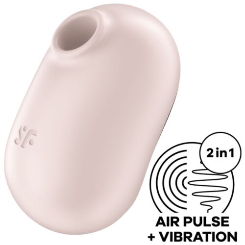 Stimulator Vibrator SATISFYER PRO TO GO 2 med dobbelt lufttrykk