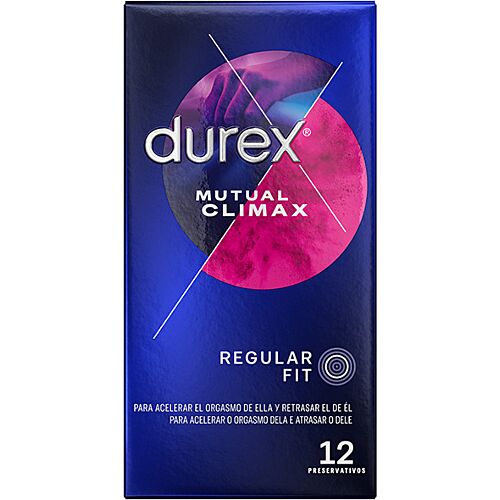 Kondom DUREX CLIMAX MUTUO med punkter og gel