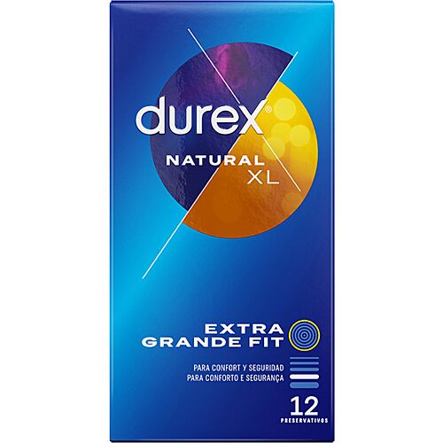 Preservativo Durex Natural XL 12 enheter