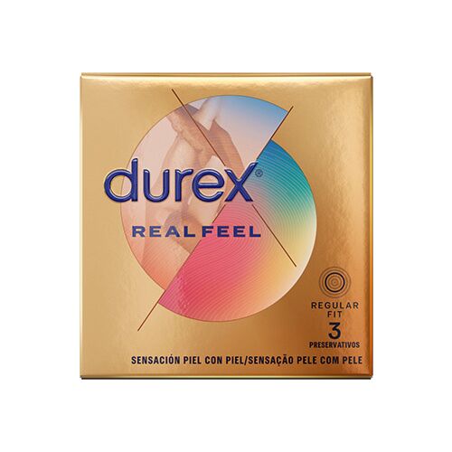 Preservativ DUREX REAL FEEL 3 enheter