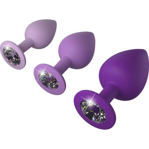 Anal Plugg Sett FANTASY FOR HER - VIOLET ANAL PLUG SET 3