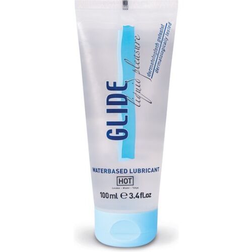 Vannbasert Gleitmiddel HOT 100 ML med utmerket glid