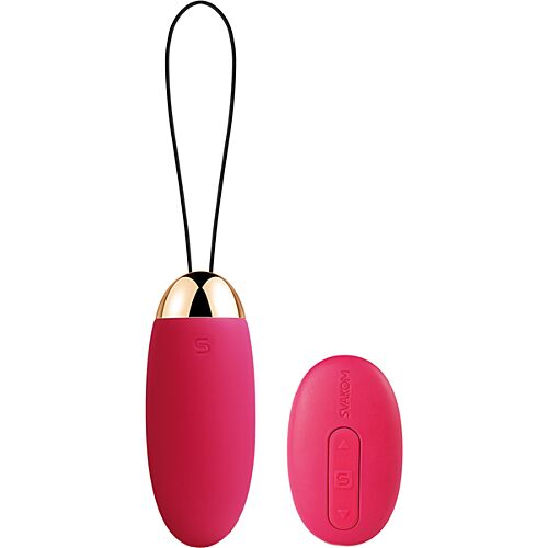 Vibrator SVAKOM ELVA PLUM RED med 15 vibrasjonsmoduser
