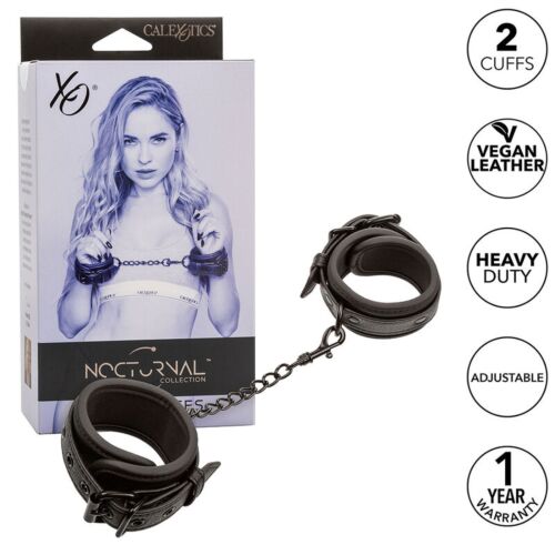 Håndjern CALEXOTICS Nocturnal Leather justerbare