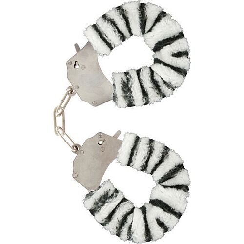 Kjøretøy TOYJOY FURRY FUN CUFFS BONDAGE zebra