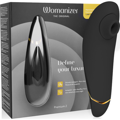 Stimulator Womanizer Premium 2 med 14 intensitetsnivåer