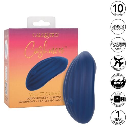 Stimulator CalExotics Cashmere Velvet Curve med 10 innstillinger