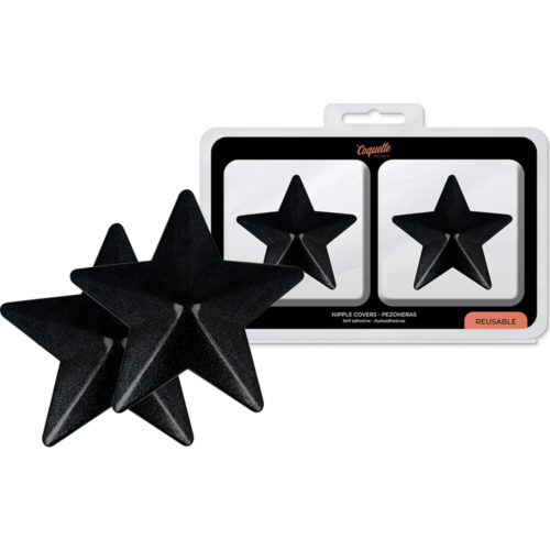 Nippelbeskyttelse Coquette Accessories Black Stars