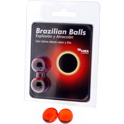 Gele TALOKA 2 Brasilian Balls med varme og kalde effekter