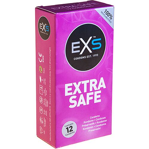 Preservativ Exs Extra tykk 12s for komfortabel beskyttelse