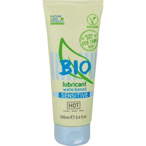 Gleitmiddel HOT BIO 100 ML med naturlig fuktighet