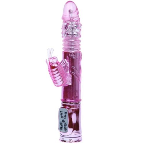 Vibrador BAILE ROTATIONS med dobbel rotasjon og stimulering