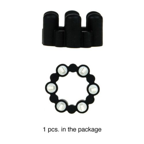 Teez toys vibrerende ring med 6 kuler svart