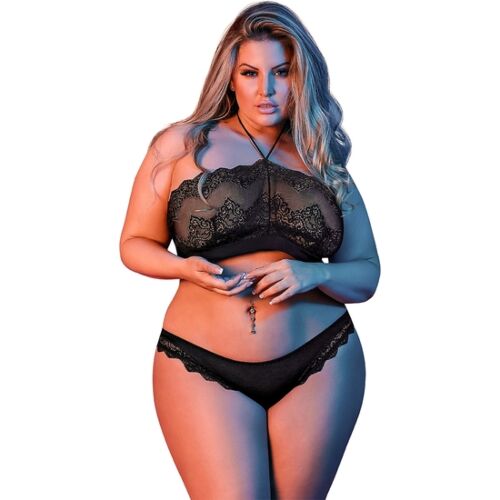 Lingeri Loviux Bandeaux & Panty med elastisk materiale